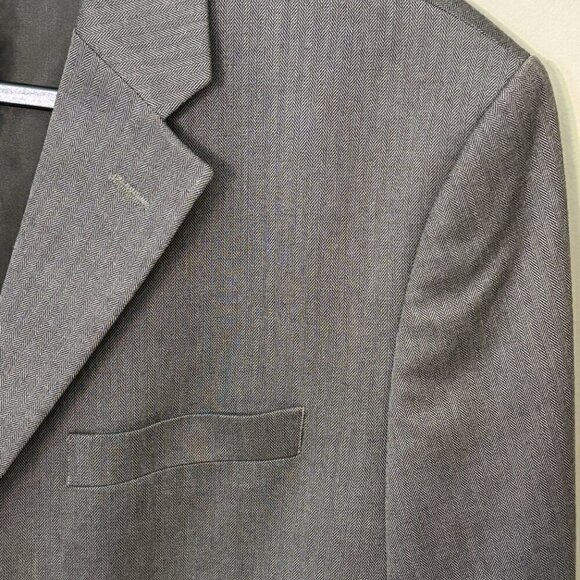 Banana Republic Poly Viscose Dark Tan Blazer Sport Coat 3 Button Men's Size 42R - Picture 4 of 12